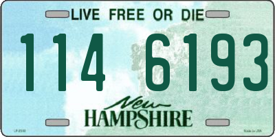 NH license plate 1146193