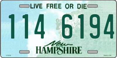 NH license plate 1146194