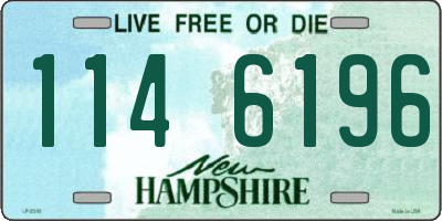 NH license plate 1146196