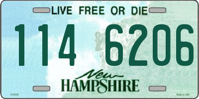 NH license plate 1146206