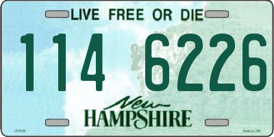 NH license plate 1146226