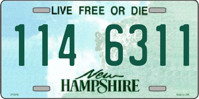 NH license plate 1146311