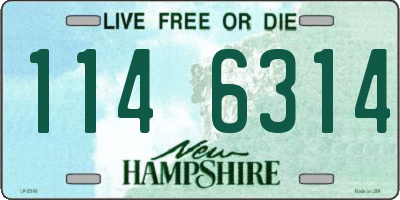 NH license plate 1146314