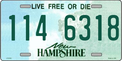 NH license plate 1146318