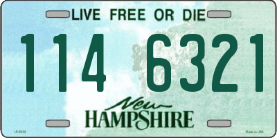 NH license plate 1146321