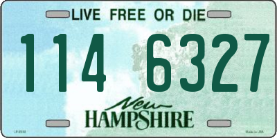 NH license plate 1146327