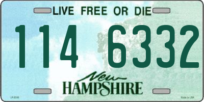 NH license plate 1146332