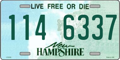 NH license plate 1146337