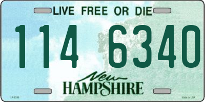 NH license plate 1146340