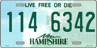 NH license plate 1146342