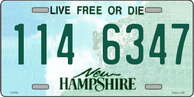 NH license plate 1146347