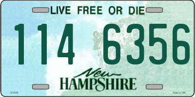 NH license plate 1146356