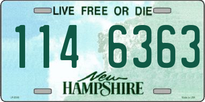 NH license plate 1146363
