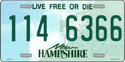 NH license plate 1146366