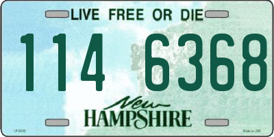 NH license plate 1146368