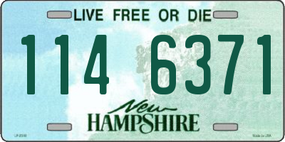NH license plate 1146371