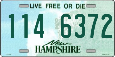 NH license plate 1146372