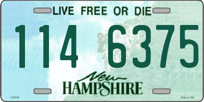 NH license plate 1146375