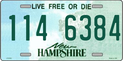 NH license plate 1146384