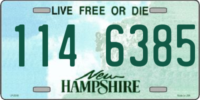 NH license plate 1146385