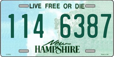 NH license plate 1146387