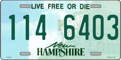 NH license plate 1146403