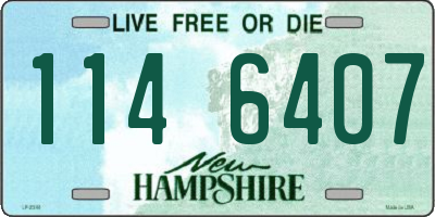 NH license plate 1146407