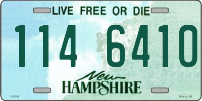 NH license plate 1146410
