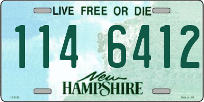 NH license plate 1146412
