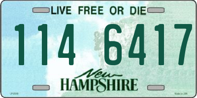 NH license plate 1146417