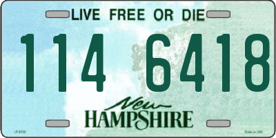 NH license plate 1146418
