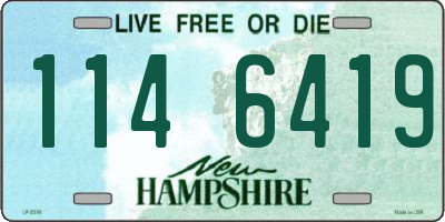 NH license plate 1146419