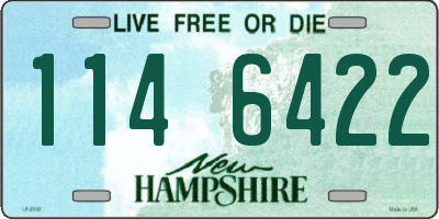 NH license plate 1146422