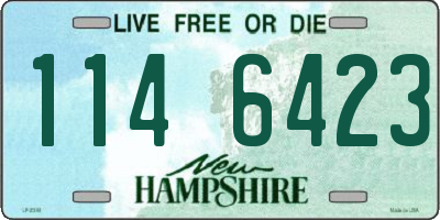 NH license plate 1146423
