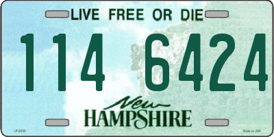 NH license plate 1146424