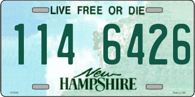 NH license plate 1146426