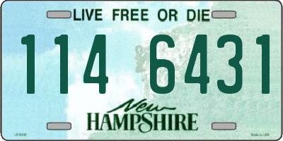 NH license plate 1146431