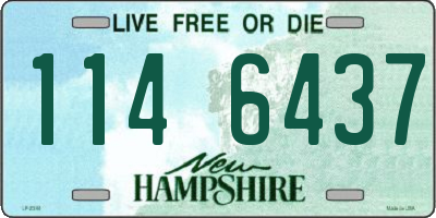 NH license plate 1146437