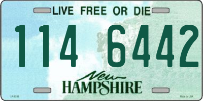 NH license plate 1146442