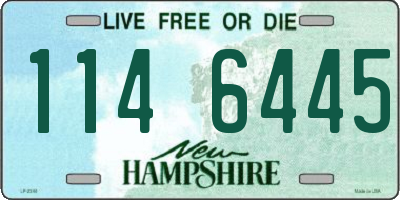 NH license plate 1146445