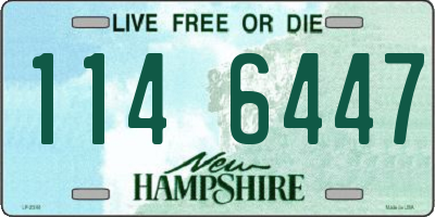 NH license plate 1146447
