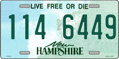 NH license plate 1146449