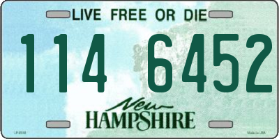 NH license plate 1146452
