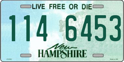 NH license plate 1146453