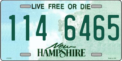 NH license plate 1146465