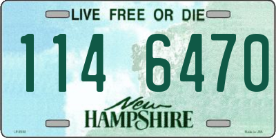 NH license plate 1146470