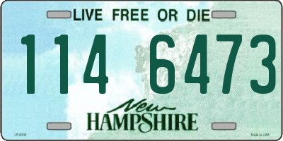 NH license plate 1146473
