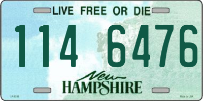 NH license plate 1146476