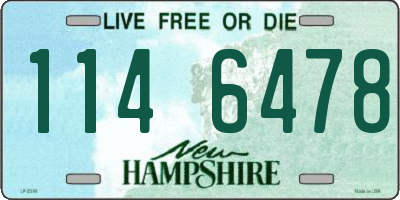 NH license plate 1146478