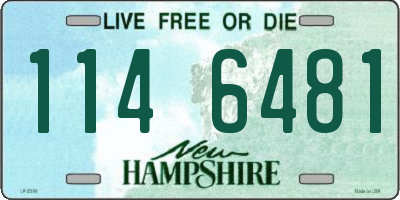 NH license plate 1146481